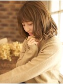 ゆるふわカールで軽やか春ヘアに☆愛されボブスタイル