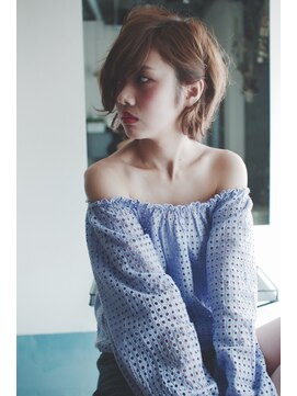 エシカ(ethica) [ethica_南船場] ミントアッシュ×ショートグラデーションボブ03