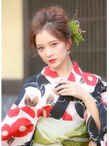 浴衣や和装にオススメ大人アップスタイル