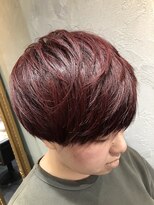 ヘアーシグネチャー(Hair Signature)&nbsp;鮮やか！コーラルカラーのマッシュこなれボブ
