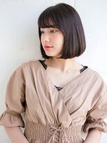 ツヤ感内巻きボブ