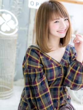 カバーヘア 上尾西口店(COVER HAIR) 外国人風インナーカラー前下がり小顔ミニボブg上尾20代30代40代