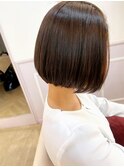 フォルム重視のナチュラルボブ　Laurent 新宿御苑　【宇井辰吾】
