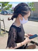 編みおろし お呼ばれ 結婚式