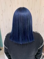 ルコル(LUCOL)&nbsp;ディープネイビー×切りっぱなし