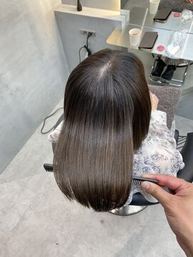 ロンドポレール 北千住(Lond polaire) 【米倉かずひさ】ミニボブ　髪質改善　酸熱トリートメント