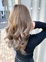 ヘアーアンドスパ フェリーチェ ミチ 野田屋町店(HAIR&SPA felice MICHI) 【felice MICHI 石井あすか】ミルクティーベージュ