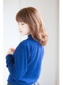 大人可愛い/ショコラアッシュ/ヘルシースタイル/ふんわりカール