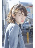 【SORECA/ソレカ】レイヤーロングスタイル × ベージュ系カラー
