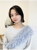 切りっぱなしボブ