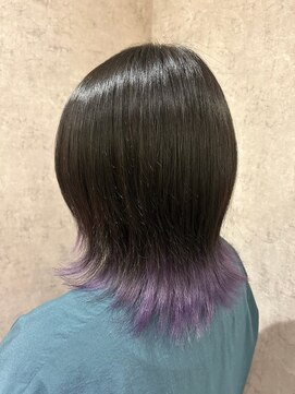 メロン 恵比寿(MERON) 裾カラーバイオレット[20代30代40代50代][恵比寿]