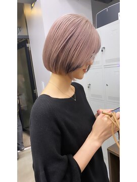 ヴァーディ オモテサンドウ(Vardy omotesando) ホワイトベージュ/ピンク/切りっぱなし