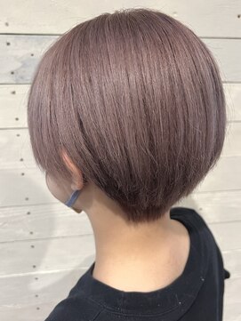 ルノン フィージュ(LUNON fieju) ホワイティピンク/ダブルカラー/ショート