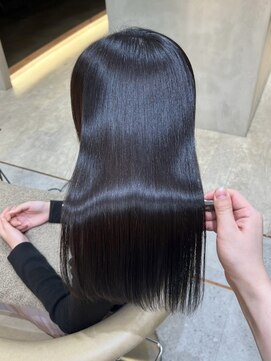 レーヴバイロンド 仙台(Reve by Lond) 髪質改善酸性ストレート艶カラー美髪縮毛矯正黒髪ワンレン仙台