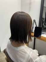 h 鳥大前 切りっぱなしボブ