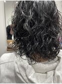 メンズロングパーマスタイル