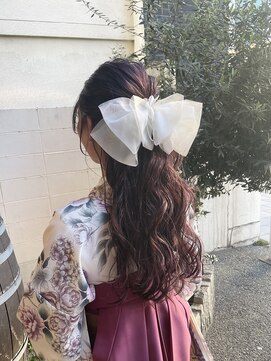 ココカラヘアー ニコ(cococara hair nico) 卒業アレンジ/お呼ばれヘア/ハーフアップ