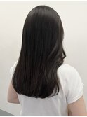 くすみグレージュ/暗めカラー/透明感からー/艶髪◎