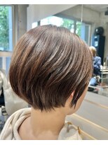 ヘア デザイン リスク(HAIR DESIGN RISK)&nbsp;【RISK 飛澤】可愛いボブスタイル　ショート　丸みシルエット