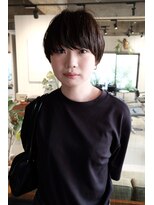 ハー(her)&nbsp;マッシュショート×ベージュ｜her都立大学