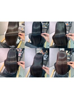 プライベートな空間でゆったりと流れる時間の中、極上のヘアエステをご堪能。