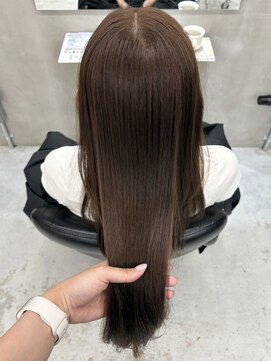 スミス 上野(smith) オリーブベージュイルミナカラー透明感カラー