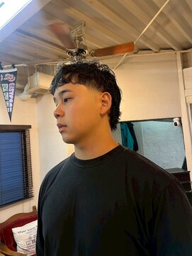 MEN’S HAIR/波巻ツイストスパイラル/フェザーパーマ/心斎橋