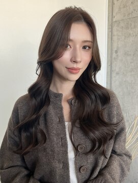 美髪 韓国レイヤー 似合わせ 小顔 顔周りカット TOMOKI