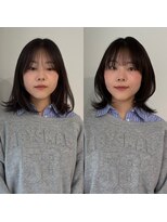 メロウ(me'lou)&nbsp;《me’lou》くびれレイヤー×ミディアム20代30代40代50代