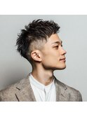 王道モテ束感ショート×ナチュラルフェード