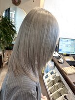 アミリー ひたち野うしく店(Amily)&nbsp;ハイライトバレイヤージュダブルカラーケアブリーチ20代30代