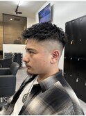 短髪フェード