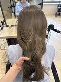 ブリーチなしオリーブグレージュ