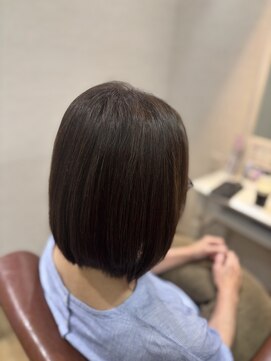 リーク(LEEK) 大人のナチュラルボブ(白髪染め)