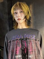 イリス 心斎橋(.elice)&nbsp;ショートウルフハイライトマッシュウルフシースルーマッシュ