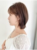 ☆　外ハネボブ　韓国風ミディアムレイヤー☆イメチェン
