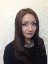 フェリシータ 緑地公園店(felicita) フレンチシックなセンターパート@フェアリーウェービーセミディ