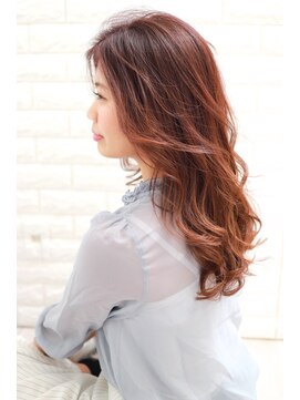 ビームズ ヘアー ブラン(Bee ms HAIR Blanc+) ビームズヘアー ピンクベージュ 巻き下ろし 今池 美容院