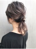 ゆるっと簡単アレンジポニー
