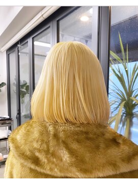 フラム 渋谷(flamme) 【flamme】blonde hair