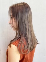 アイティー バイ アルバム 中野店(IT by ALBUM)&nbsp;ブラウンロング_ローライトスリークボブ厚めバング_ba286221