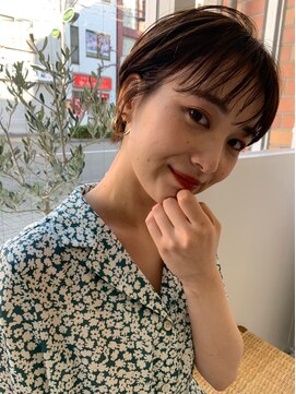 エイミー 布施店(eimee) 切りっぱなし小顔ハンサムマニッシュショート[布施駅/布施西北口