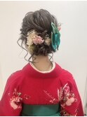 ボブレングスのふわふわアレンジ