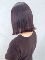 アイティー バイ アルバム 中野店(IT by ALBUM) パープル_マロンベージュAラインボブかきあげロング_ba318942