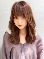 ラルユー 大阪(LallYou) 前髪パーマ/ショコラベージュ/ボブルフ/カール/ベビーバング
