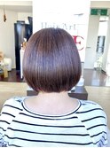お手入れが簡単♪オプティマルストレート×ボブ