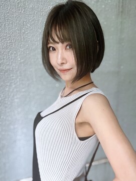 ラウンジ モリオ イケブクロ(Lounge MORIO Ikebukuro) 【morio池袋】暗髪大人ボブ♪