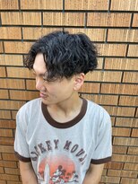 ミオ(Mio) 滋賀、南草津、メンズ美容室、波巻きツイストスパイラルパーマ