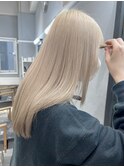 ミルクティーベージュダブルカラーインナーカラーケアブリーチ