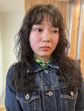 オアシス(oasis) 【oasisシュン】20代30代大人可愛いロングくせ毛風パーマ